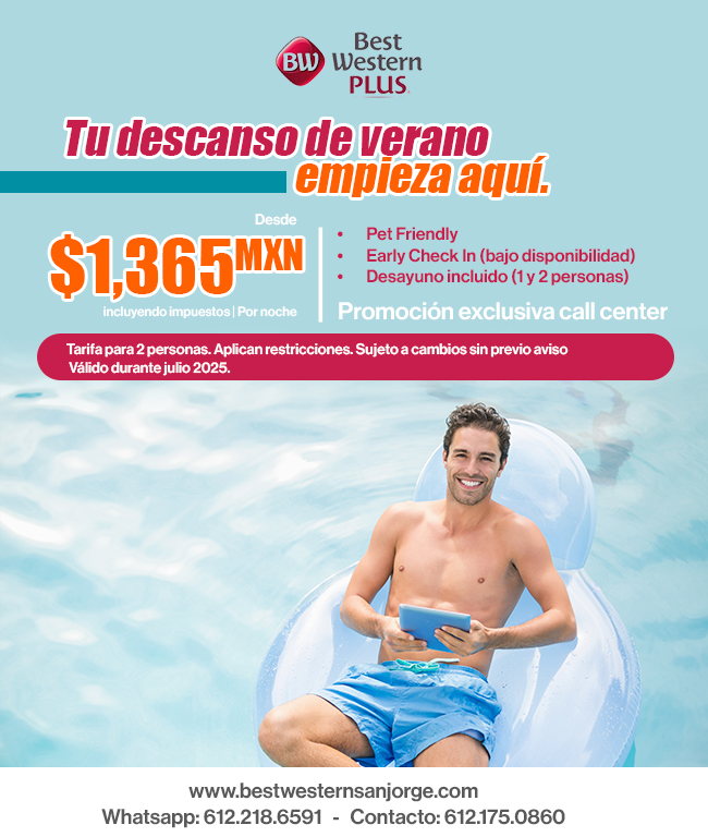 Oferta especial. Hospedaje Hotel Best Western San Jorge, Hotel en Ciudad Obregón, Sonora